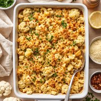 Macaroni Cauliflower Cheese Bake