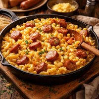 Macaroni Cheese and Hot Dogs