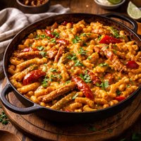 Macaroni Fajita Bake