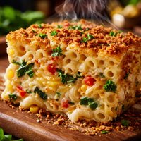 Macaroni Pie Vegetarian Too