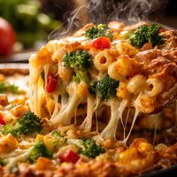 Macaroni Vegetable Cheese Pie