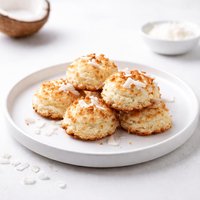 Macaroons Made with Fresh Coconut