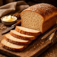 Machine Mixed Whole Wheat Sandwich Bread