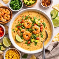 Mad Dogs Southwestern Shrimp Bisque