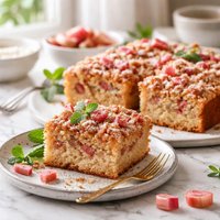 Made Over Rhubarb Coffee Cake