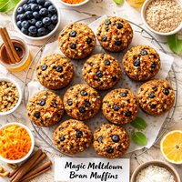 Magic Meltdown Bran Muffins