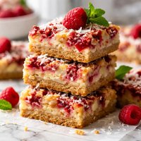 Magic Raspberry Cookie Bars
