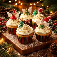 Magical Christmas Fairy Cakes Christmas Fairy Cupcakes
