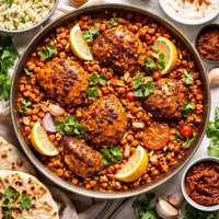 Magical Moroccan Chicken and Chickpeas