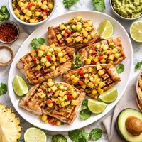 Mahi Mahi with Fresh Pineapple Salsa