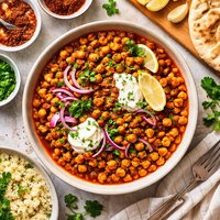 Main Dish Chickpeas with Harissa