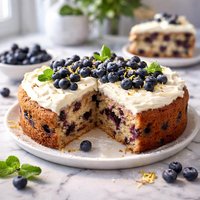 Maine Blueberry Cake