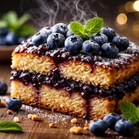 Maine Blueberry Gateau