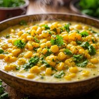 Makai Nu Shaak Corn Cooked with Milk