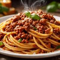 Makaronia Me Kima Spaghetti with Meat Sauce