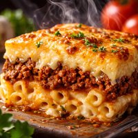 Makaronia Pastitsio Greek Creamed Macaroni and Cheese