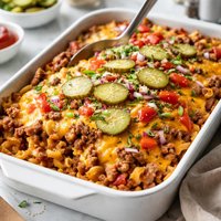 Make Ahead Cheeseburger Casserole