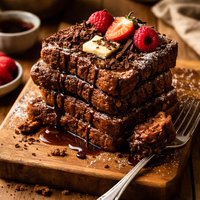 Make Ahead Chocolate French Toast