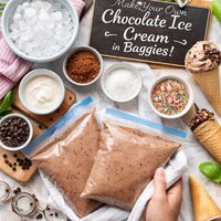 Make Your Own Chocolate Ice Cream in Baggies