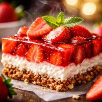 Makeover Strawberry Pretzel Dessert
