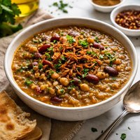 Makhlouta 1 Vegetarian Hearty Lebanese Lentil Bean Soup