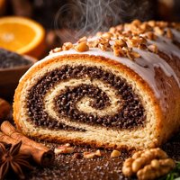 Makowiec Poppy Seed Cake Roll
