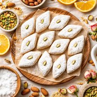 Makrout a Louz Algerian Almond Cakes 2