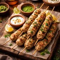 Malai Seekh Kebabs for Iftar