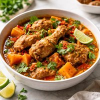 Malay Style Chicken and Sweet Potato Stew