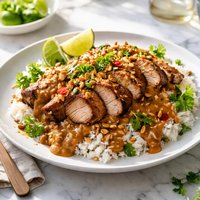 Malayan Pork with Satay Sauce