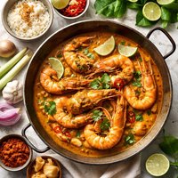 Malaysian Curried Prawns
