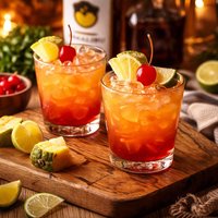 Malibu Bomber Cocktail