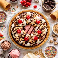 Malt Shop Ice Cream Pie