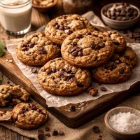 Malted Chocolate Chip Cookies Vegan