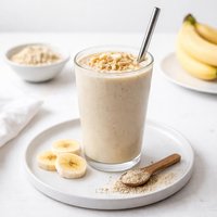 Malted Milk and Banana Smoothie