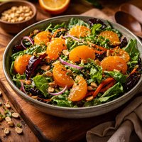 Mandarin Orange Salad with Peanuts