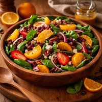 Mandarin Orange Spinach Salad