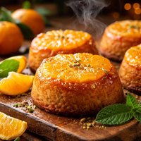 Mandarin Orange Upside Down Cakes