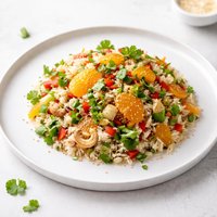 Mandarin Pepper Rice Salad