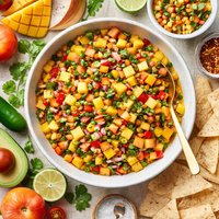 Mango and Peach Salsa