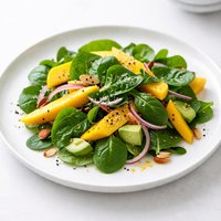 Mango and Spinach Salad