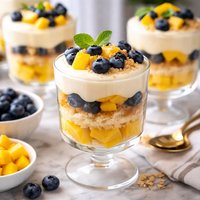 Mango Blueberry Trifle