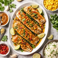 Mango Chutney Glazed Fish