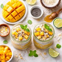 Mango Coconut Chia Pudding