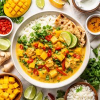 Mango Coconut Chicken Curry