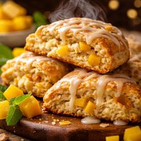 Mango Cream Scones