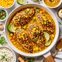 Mango Curry Chicken Breasts
