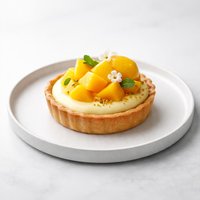 Mango Custard Tart