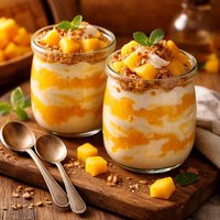 Mango Fool Parfait