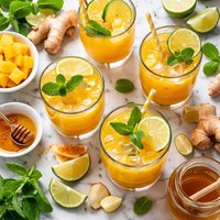 Mango Ginger Mocktails